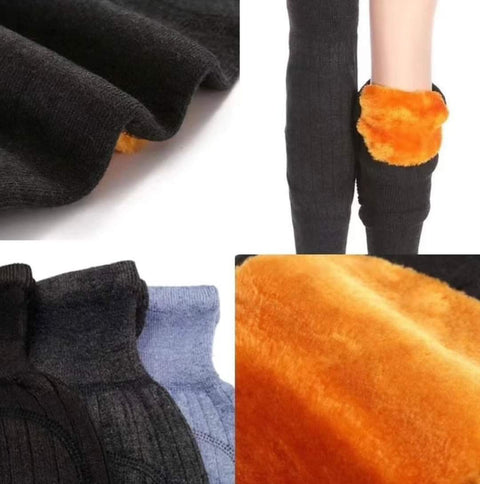 2 Pc Leg Knee Warmers With Belt
