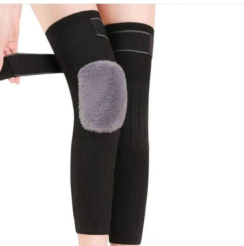 2 Pc Leg Knee Warmers With Belt
